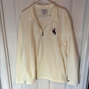 Champion Cream Wyoming Quarter-Zip Sweater
